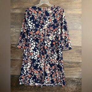 Floral Navy Dress